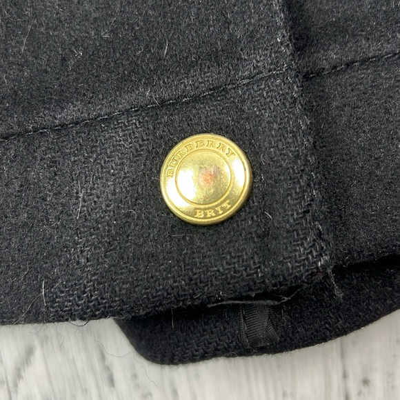 Burberry Brit Wool Toggle Pea Coat Black - Picture 4 of 12
